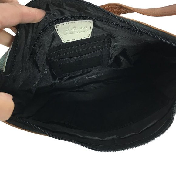 Anuschka NEVER USED Handpaint Leather Shoulder Bag Rose Distressed - Picture 10 of 11